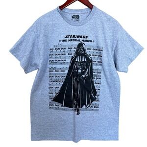 Star Wars Darth Vader Mad Engine Adult Large The Imperial March Movie T-Shirt